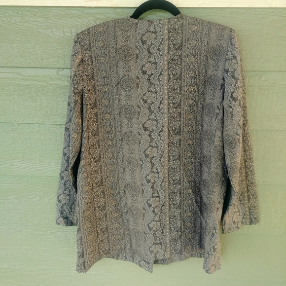 Vintage Kimono Military Styled Blazer - Picture 5 of 6